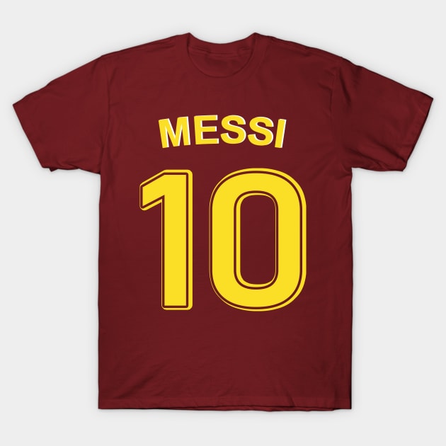 Messi 10 T-Shirt by Danielle